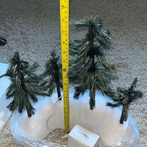 NIB Department 56 Fiber Optic Trees Green  2 available - Picture 10 of 15